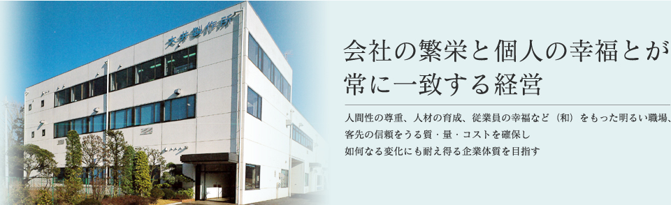 会社の繁栄と個人の幸福とが